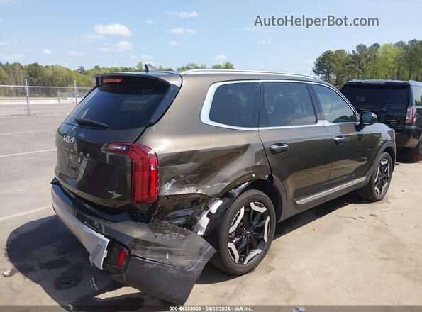 5XYP64GC7RG505397 2024 KIA TELLURIDE Brown Trasero derecho