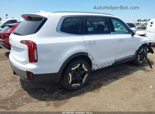 5XYP64GC8RG562997 2024 KIA TELLURIDE White უკანა მარჯვენა