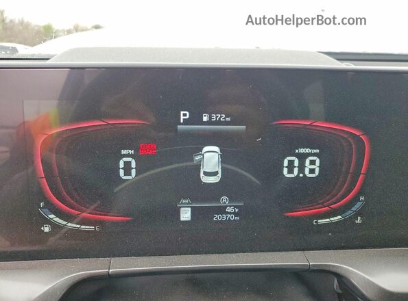 5XYP6DGC2RG476584 2024 KIA TELLURIDE Black Vista del cuadro de instrumentos