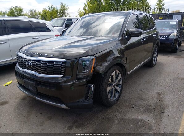 5XYP6DHC4LG037103 2020 KIA TELLURIDE Green Передня ліва чверть