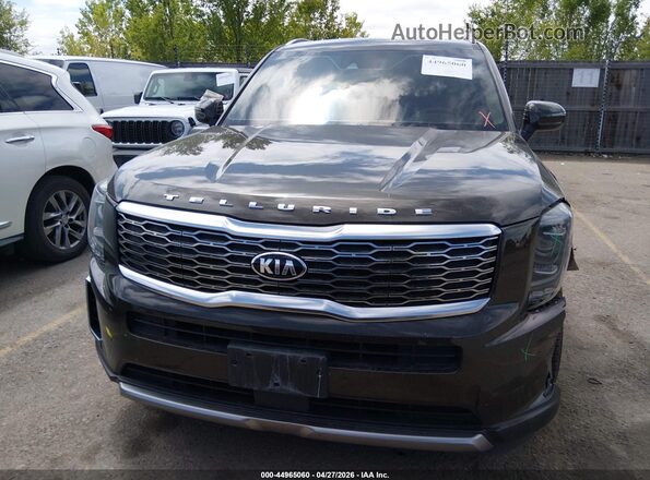 5XYP6DHC4LG037103 2020 KIA TELLURIDE Green Вид щитка приладів