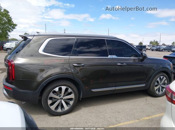 5XYP6DHC4LG037103 2020 KIA TELLURIDE Green Вид задньої частини салону