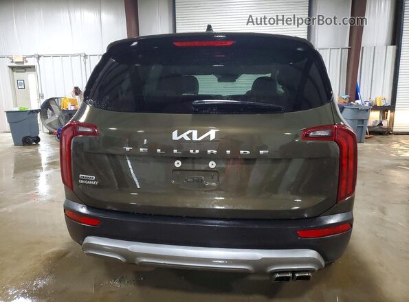5XYP6DHC8NG237193 2022 KIA TELLURIDE Brown Vista trasera