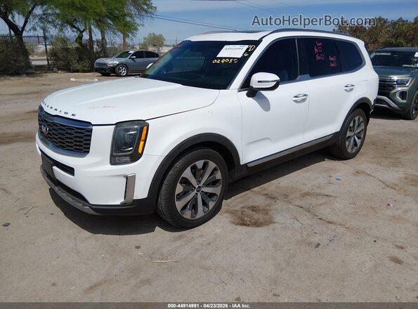 5XYP6DHC9LG024055 2020 KIA TELLURIDE White Przód lewy
