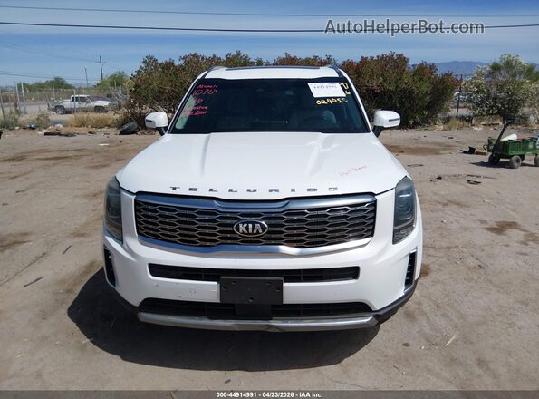 5XYP6DHC9LG024055 2020 KIA TELLURIDE White Widok wnętrza z tyłu