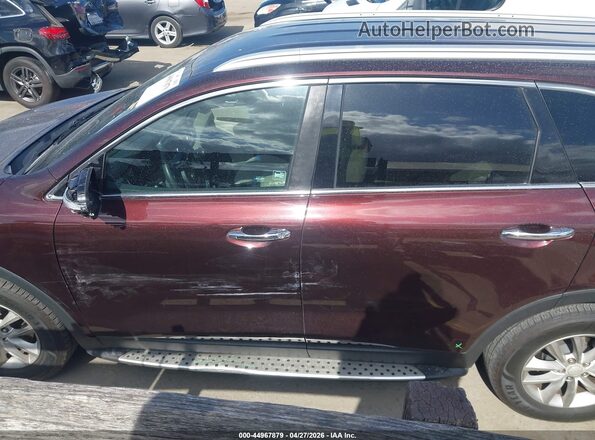 5XYPG4A39GG070336 2016 KIA SORENTO Maroon 360 interior view