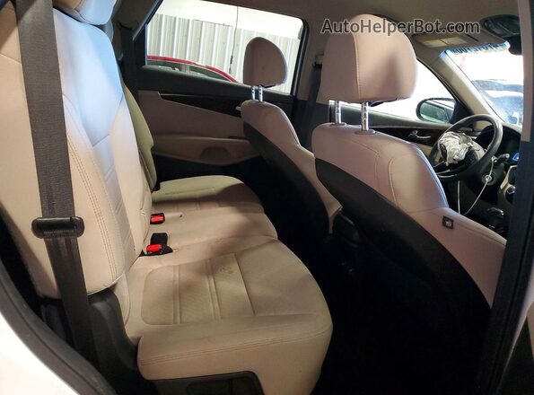 5XYPG4A55JG405486 2018 KIA SORENTO White უკანა სალონის ხედი