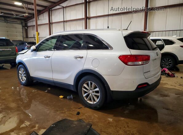 5XYPG4A55JG405486 2018 KIA SORENTO White უკანა მარცხენა