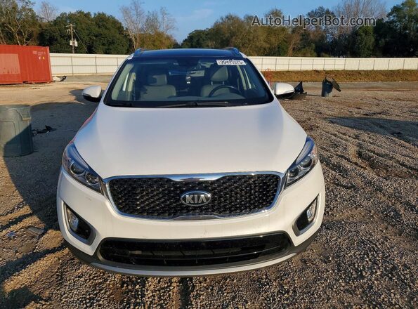 5XYPH4A59GG106475 2016 KIA SORENTO White Vista frontal