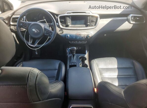 5XYPHDA58JG355289 2018 KIA SORENTO White Vista del salpicadero