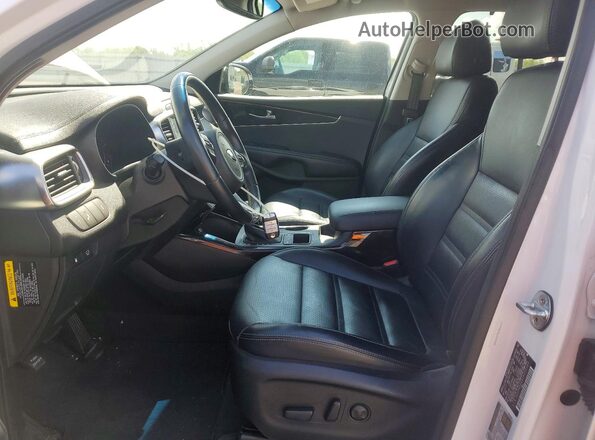 5XYPHDA58JG355289 2018 KIA SORENTO White Vista interior delantera