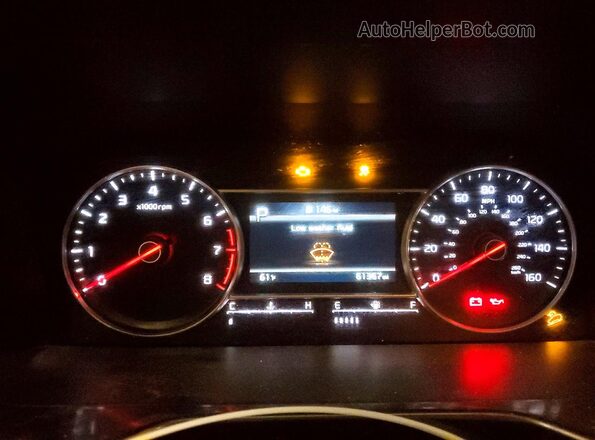 5XYRG4LC6PG200580 2023 KIA SORENTO Gray Вид щитка приладів