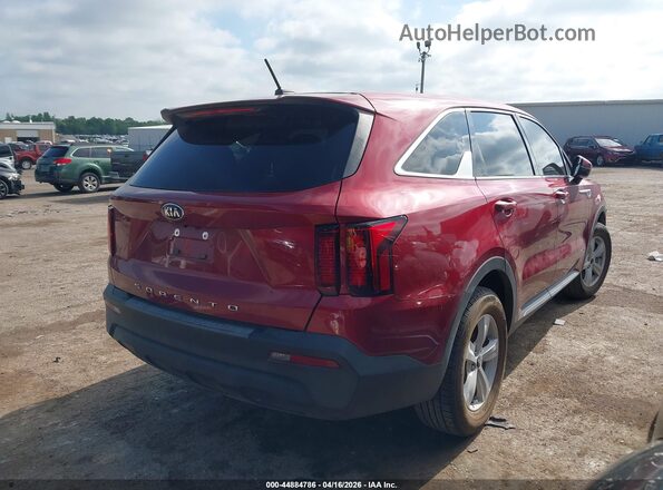 5XYRG4LC8MG050323 2021 KIA SORENTO Maroon Trasero derecho