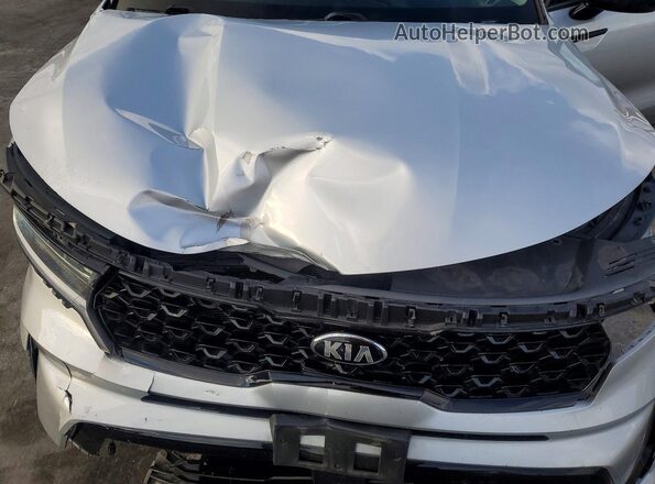5XYRHDLF2MG046288 2021 KIA SORENTO Silver უკანა სალონის ხედი
