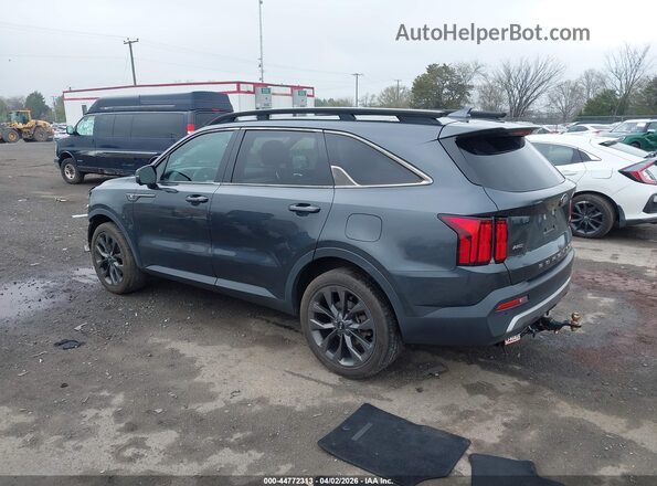 5XYRKDLFXMG047741 2021 KIA SORENTO Gray Rear left