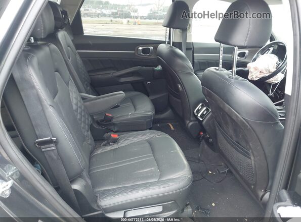 5XYRKDLFXMG047741 2021 KIA SORENTO Gray VIN sticker view
