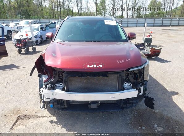 5XYRL4JC0RG293131 2024 KIA SORENTO Burgundy Вид задньої частини салону