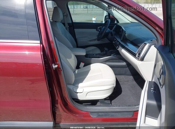 5XYRL4JC0RG293131 2024 KIA SORENTO Burgundy Вид салону спереду