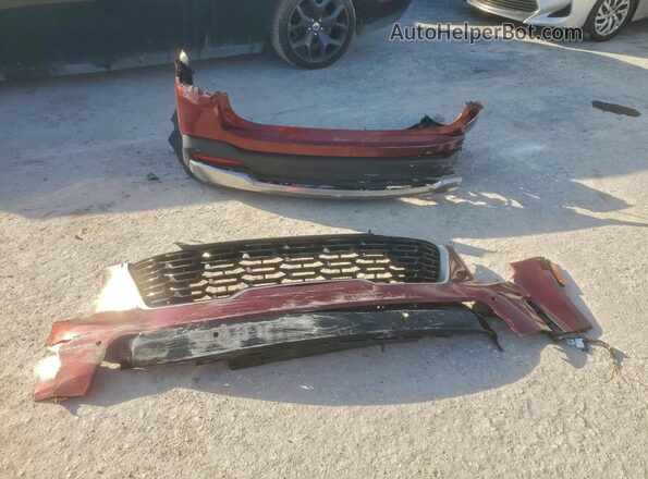 5XYRL4JC2RG282521 2024 KIA SORENTO Burgundy Vista de la etiqueta del VIN