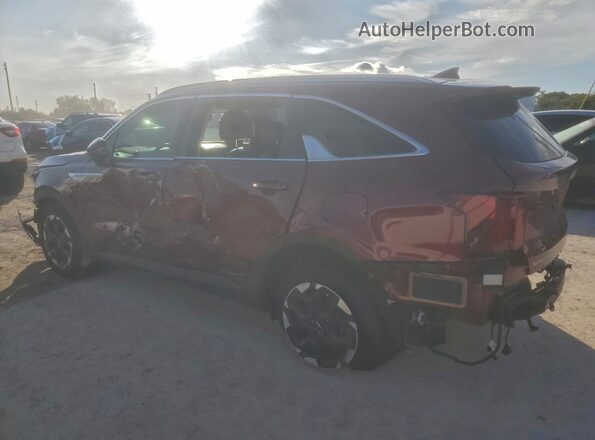 5XYRL4JC2RG282521 2024 KIA SORENTO Burgundy Trasero izquierdo