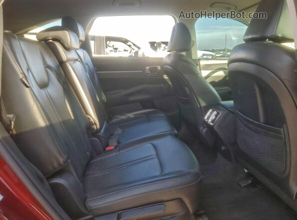 5XYRL4JC2RG282521 2024 KIA SORENTO Burgundy Vista interior trasera