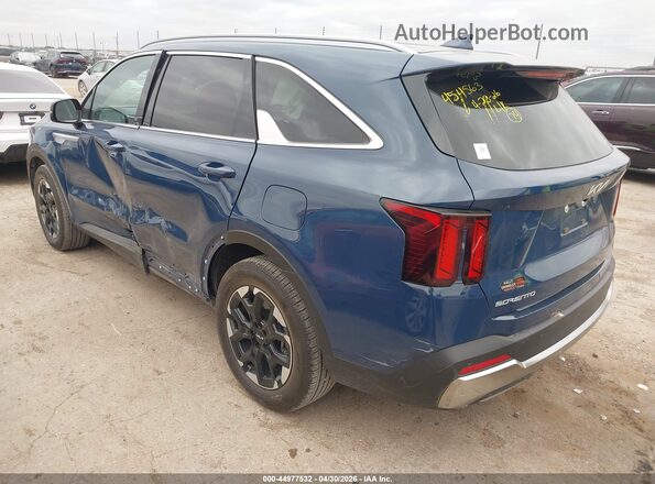 5XYRL4JC4SG335063 2025 KIA SORENTO Blue Rear left