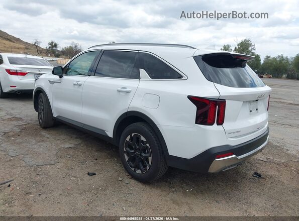 5XYRL4JC4SG396722 2025 KIA SORENTO White Trasero izquierdo