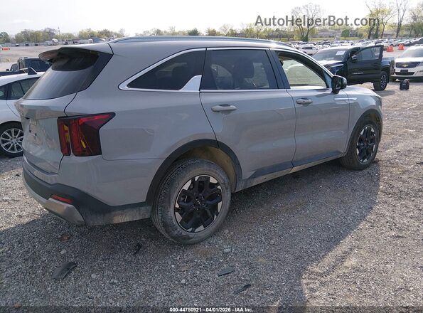 5XYRL4JCXSG371596 2025 KIA SORENTO Gray Trasero derecho