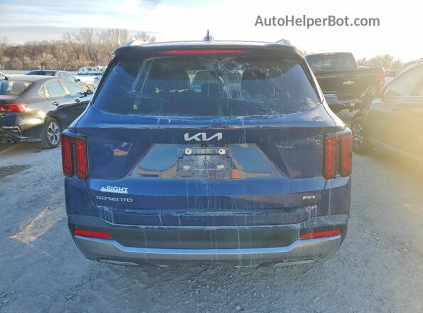 5XYRLDJC8RG287240 2024 KIA SORENTO Blue Rear view
