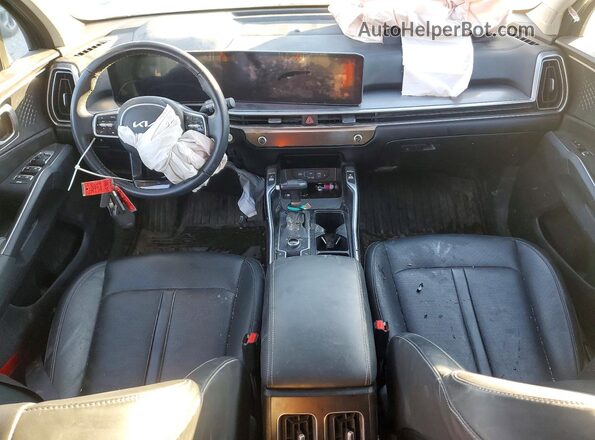 5XYRLDJC8RG287240 2024 KIA SORENTO Blue Dashboard view