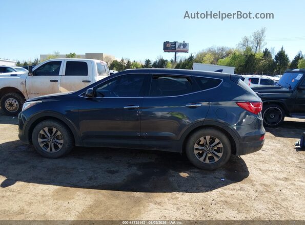 5XYZT3LB0GG337656 2016 HYUNDAI SANTA FE SPORT Blue 