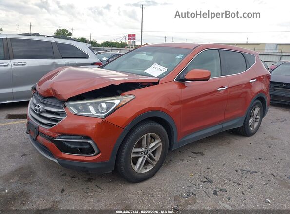 5XYZT3LB5HG410022 2017 HYUNDAI SANTA FE SPORT Orange Առջևի ձախ երեք քառորդ տեսարան