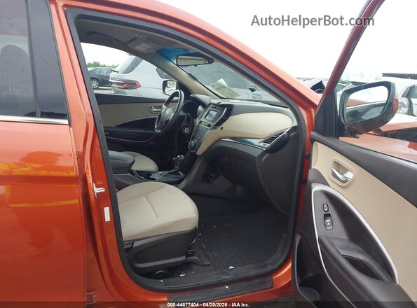 5XYZT3LB5HG410022 2017 HYUNDAI SANTA FE SPORT Orange Սալոնի դիմացի տեսք