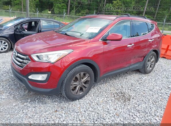 5XYZU3LBXGG331862 2016 HYUNDAI SANTA FE SPORT Темно-бордовый Передняя левая четверть