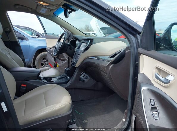 5XYZUDLB2HG484484 2017 HYUNDAI SANTA FE SPORT Серый Вид салона спереди