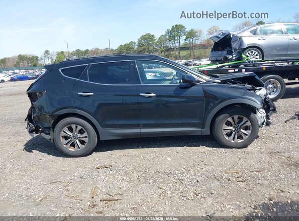 5XYZUDLB6GG379008 2016 HYUNDAI SANTA FE SPORT Black Vista interior trasera
