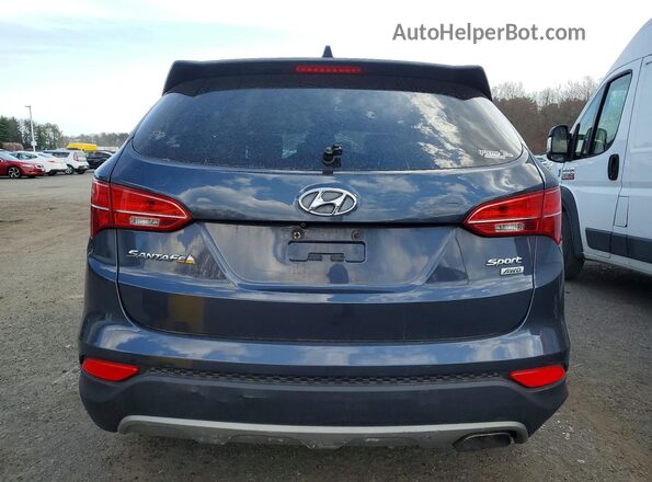 5XYZUDLB9GG357441 2016 HYUNDAI SANTA Угольный Вид сзади