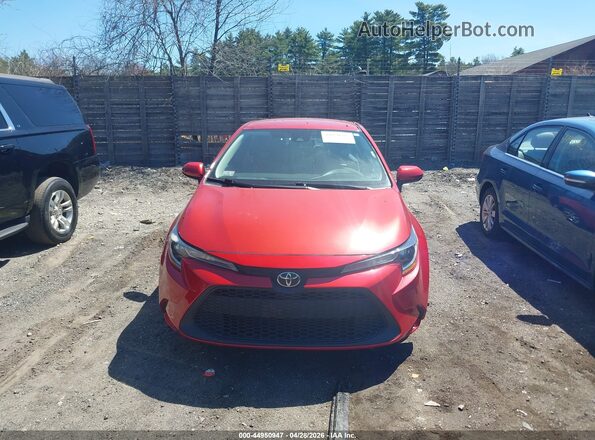 5YFEPMAE5MP166254 2021 TOYOTA LL Red Widok zestawu wskaźników