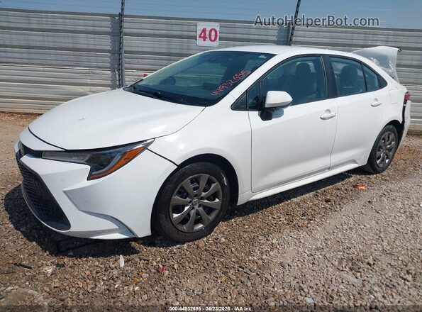 5YFEPMAE6MP177327 2021 TOYOTA LL White წინა მარცხენა ხედი სამი მეოთხედიდან