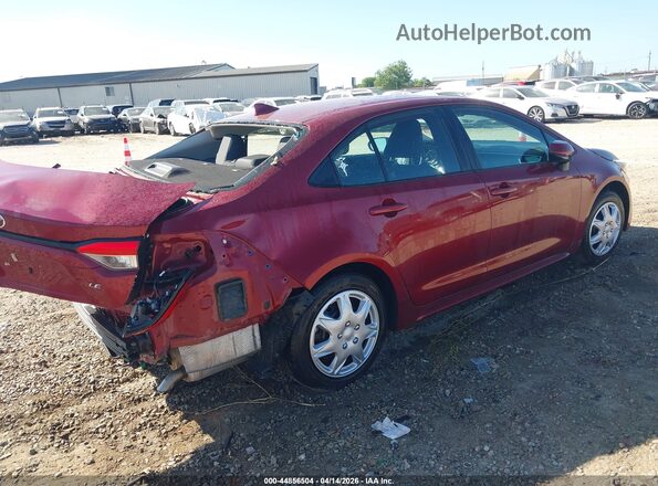 5YFEPMAE7NP387842 2022 TOYOTA LL Red უკანა მარჯვენა