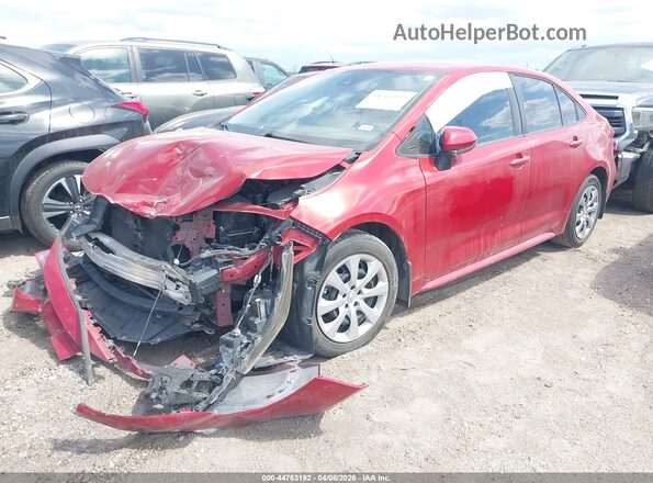5YFEPRAE9LP009984 2020 TOYOTA LL Burgundy Vista tres cuartos delantera izquierda