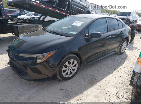 5YFEPRAE9LP074611 2020 TOYOTA LL Black Առջևի ձախ երեք քառորդ տեսարան