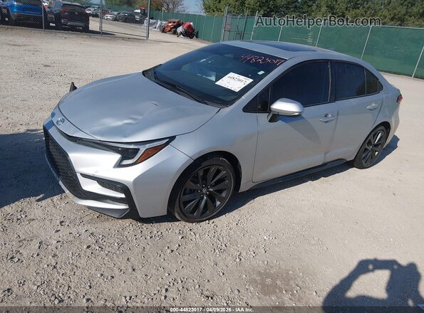 5YFP4MCE1SP217552 2025 TOYOTA LL Silver Передня ліва чверть