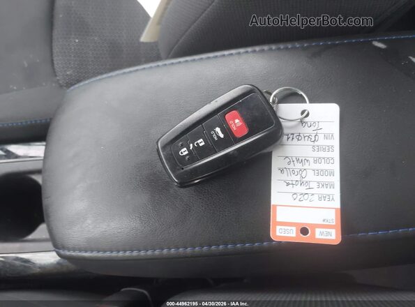 5YFP4RCE7LP034011 2020 TOYOTA LL White Dashboard view