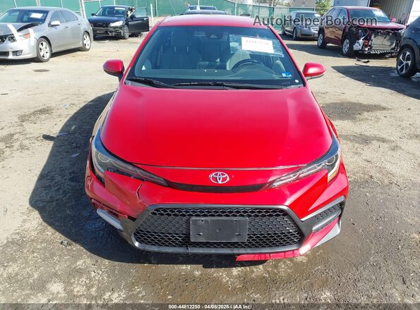 5YFS4MCE0MP079340 2021 TOYOTA LL Red Սալոնի հետևի տեսք