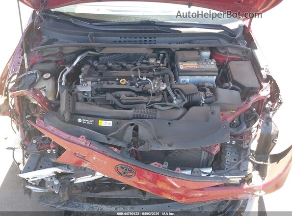 5YFS4MCE2NP118107 2022 TOYOTA LL Red Вид ззаду