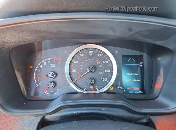 5YFS4MCE3MP086833 2021 TOYOTA LL Blue Widok zestawu wskaźników