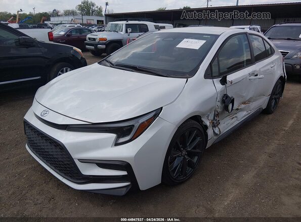 5YFS4MCE9SP233864 2025 TOYOTA LL White Առջևի ձախ երեք քառորդ տեսարան