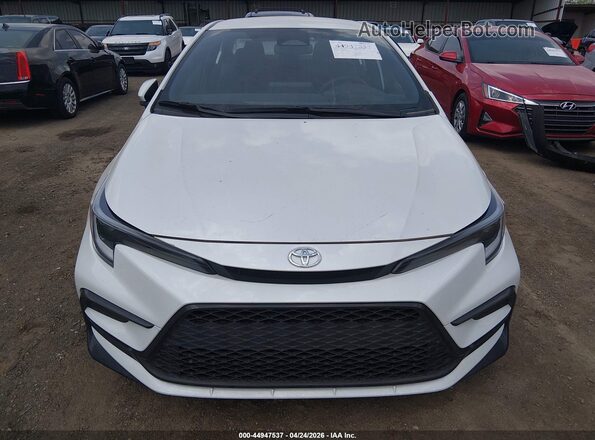 5YFS4MCE9SP233864 2025 TOYOTA LL White Սարքավորումների վահանակի տեսք