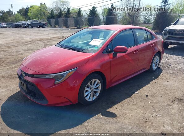 5YFVPMAE3MP269494 2021 TOYOTA LL Red Առջևի ձախ երեք քառորդ տեսարան